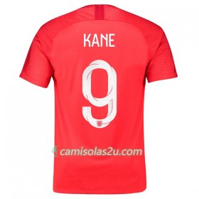 Camisolas de Futebol Inglaterra Kane 9 Equipamento Alternativa Copa do Mundo 2018 Manga Curta